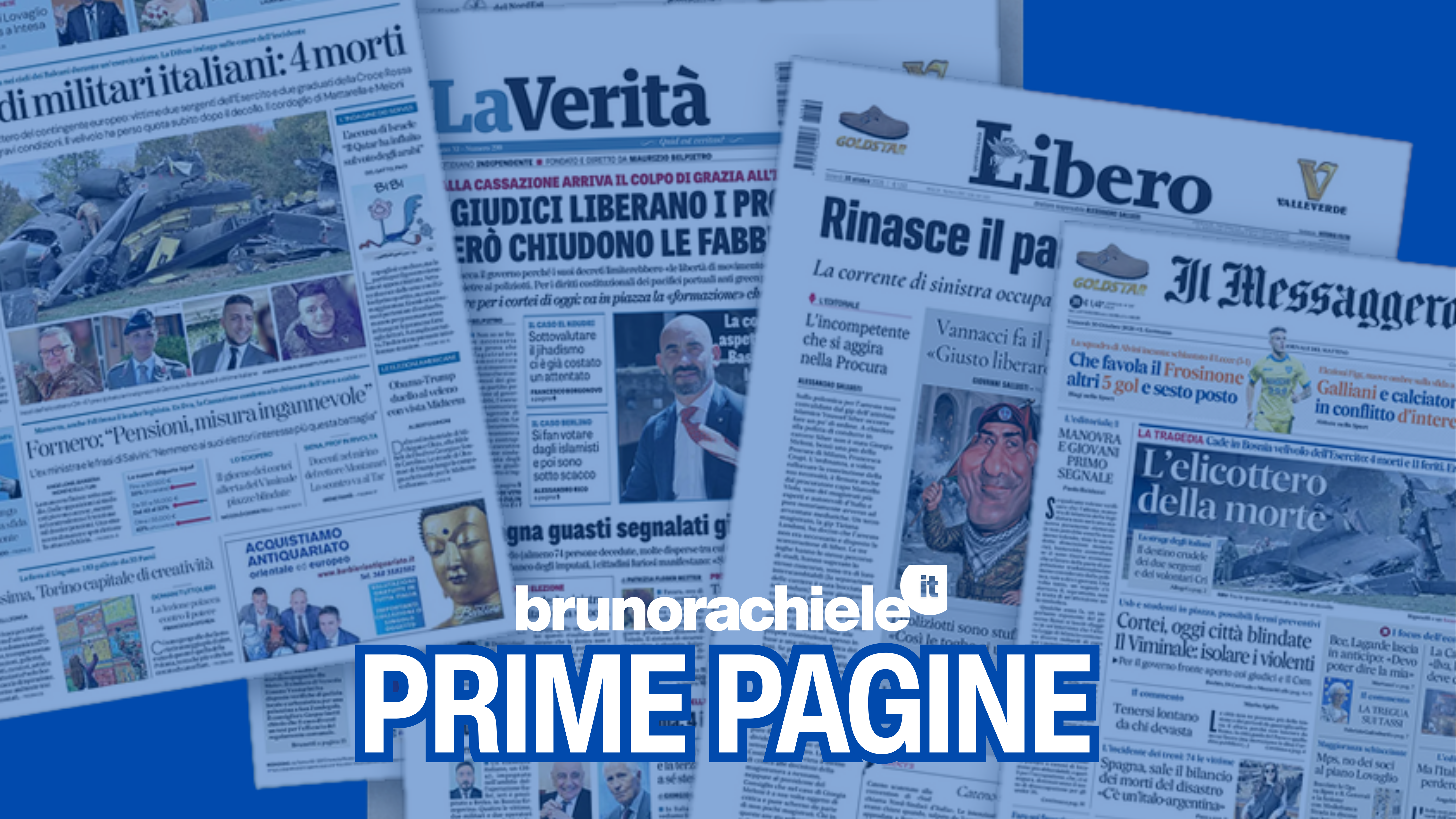 Prime Pagine di Oggi